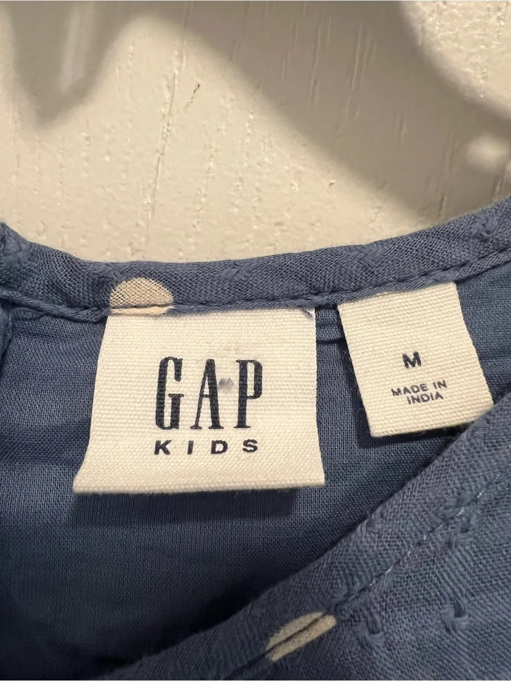 GAPKids' Blue Polka Dot Belted Dress